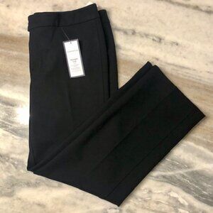 NWT Charter Club Straight Leg Black Business Casual Pants Size 18W
